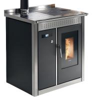 KLOVER Küchenherd Pellet wasserführend SMART 80 INOX 22,6 kW 